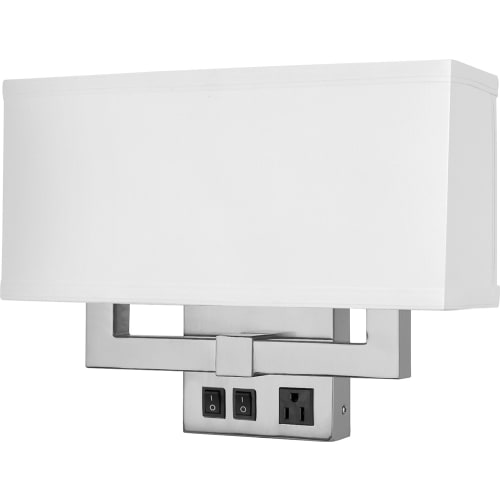Wall sconce with convenience outlet new arrivals